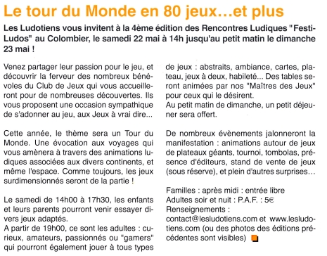 Le tour du Monde en 80 jeux ... et plus